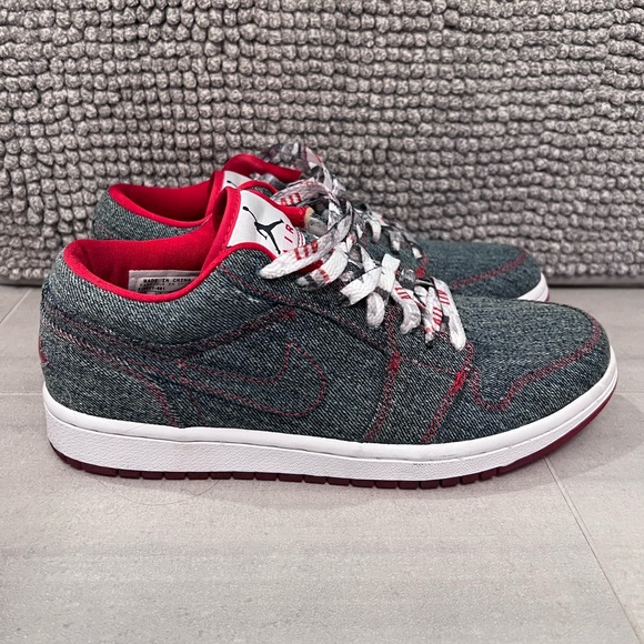 Womens Air Jordan 1 Retro Low CA Denim Shoes - Picture 1 of 3